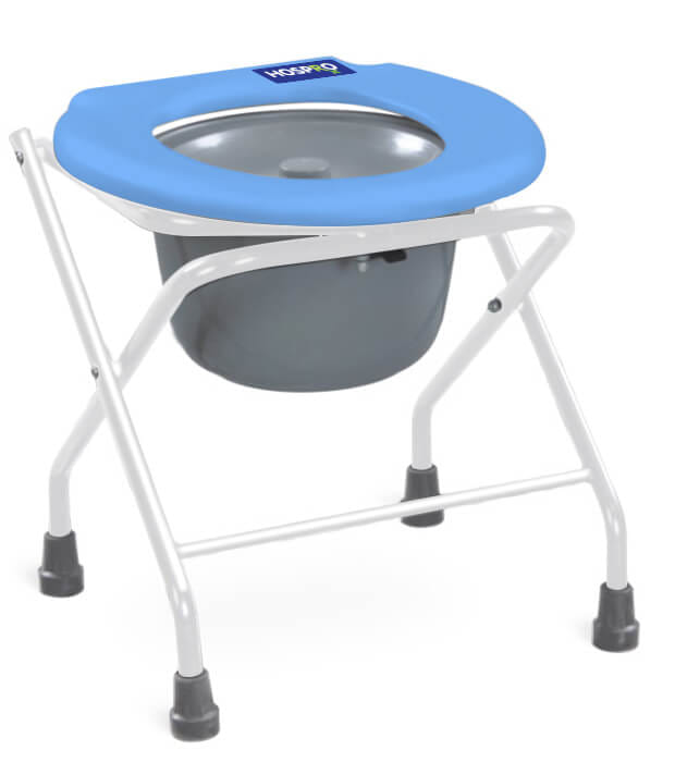 เก้าอี้นั่งถ่ายผู้สูงอายุ HOSPRO H-CM897A BLUE